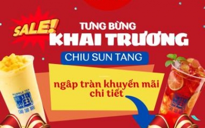 Mừng khai trương quán trà sữa Đài Loan Chiu Sun Tang tại Thủ Dầu Một