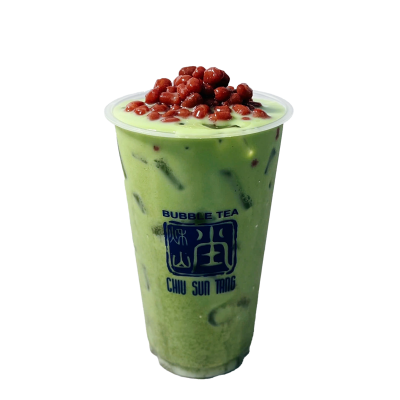 Trà sữa matcha đậu đỏ size L